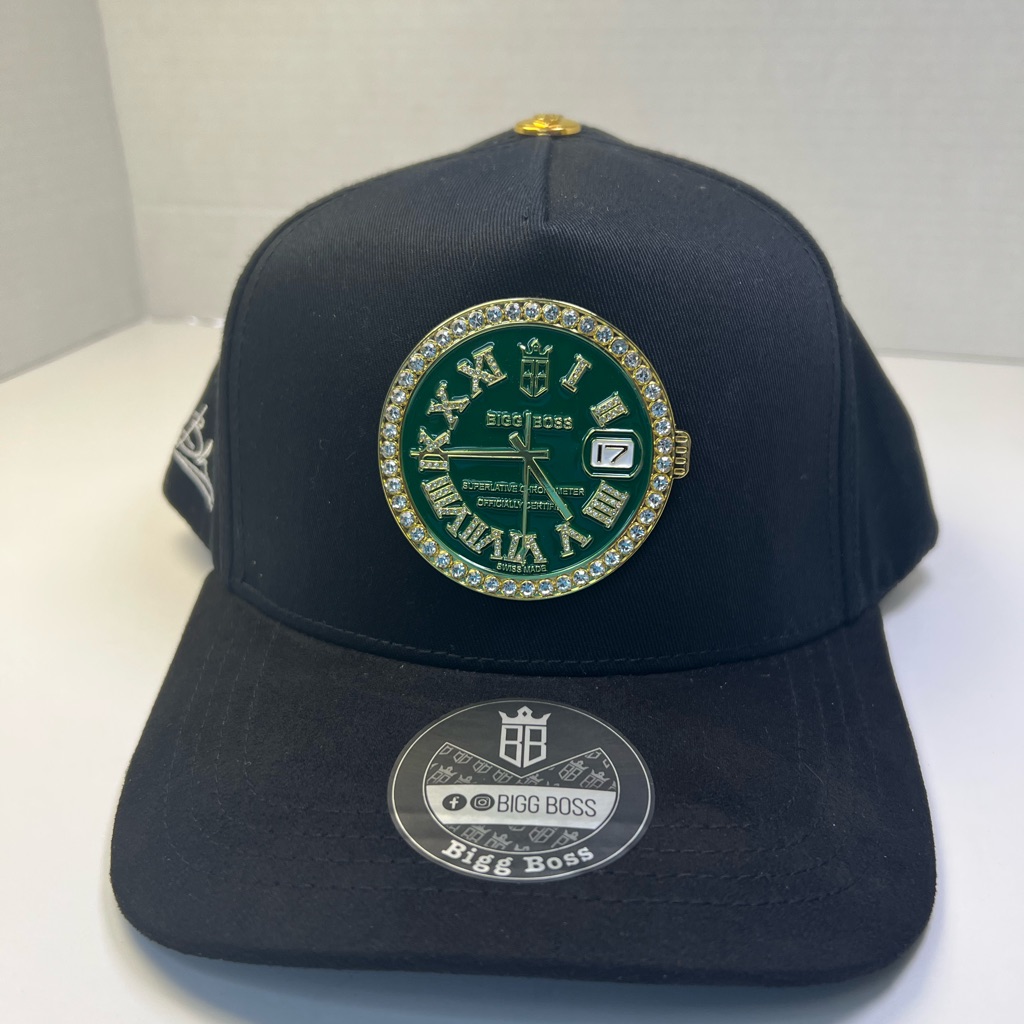Snapback Hat With Metal Rolex Logo Adjustable Streetwear Cap By Big Boss